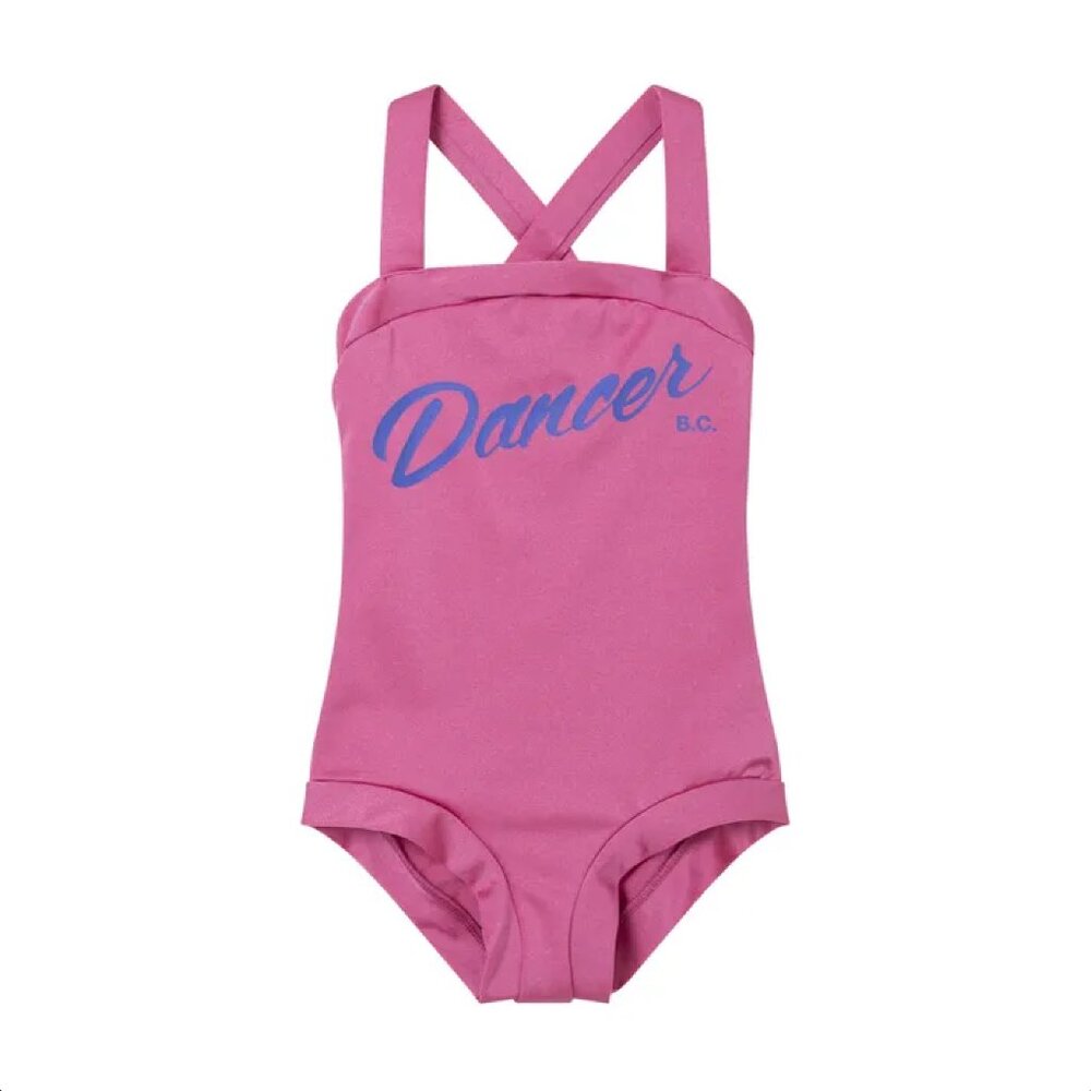 Bobo Choses Kids Pink Dancer Bathing Suit, Size 2-3T